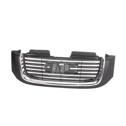 GMC Envoy CAPA Certified Grille Without Head Lamp Washer Hole Black/Chrome Sle - GM1200465C