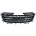 2011-2014 GMC Pickup GMC Sierra 2500 3500 Grille Matte-Dk Gray With Chrome Moulding 2500/3500 - GM1200633-Partify-Painted-Replacement-Body-Parts