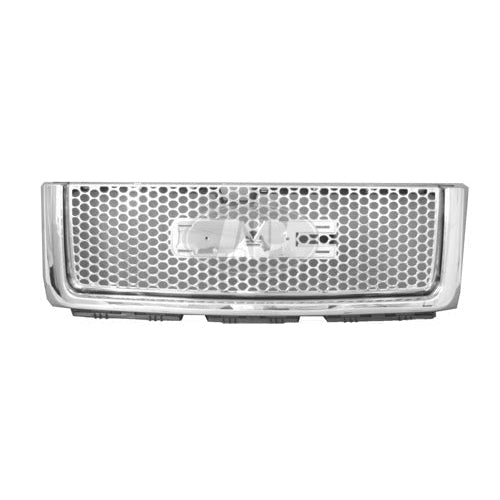 GMC Pickup GMC Sierra Denali CAPA Certified Grille Chrome Black Denali - GM1200631C