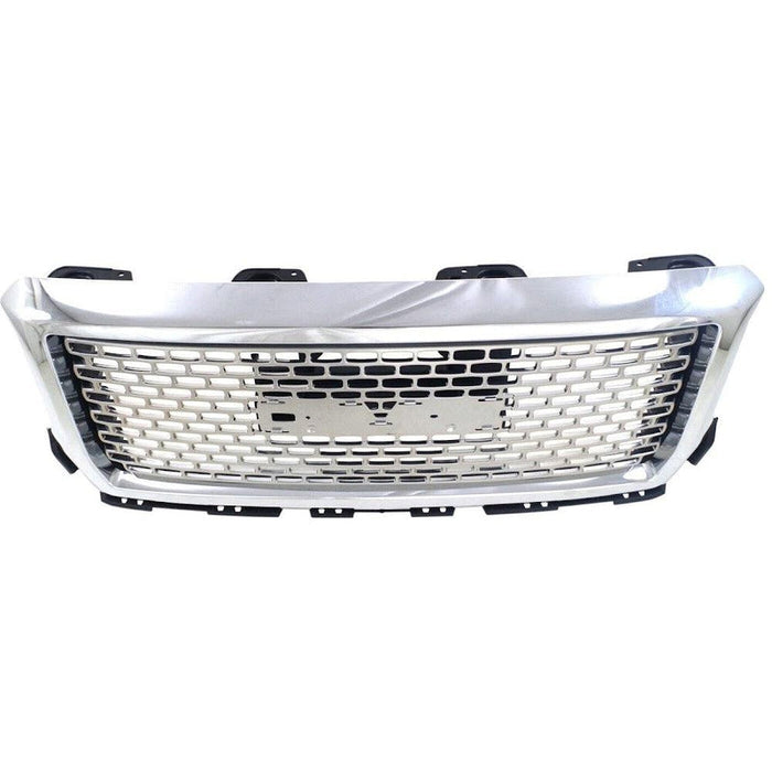 2014-2015 GMC Pickup GMC Sierra Denali Grille With Chrome Moulding Denali - GM1200681-Partify-Painted-Replacement-Body-Parts