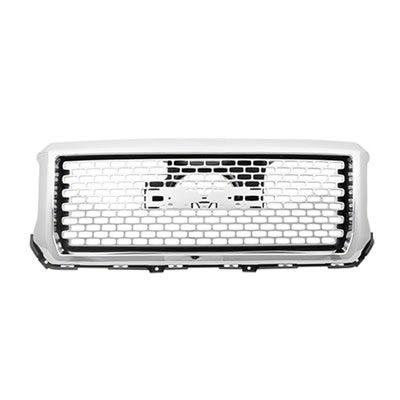 GMC Pickup GMC Sierra Denali OEM Grille With Chrome Moulding Denali - 23254462