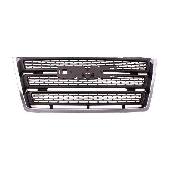 GMC Terrain CAPA Certified Grille Matte Black With Chrome Moulding - GM1200630C