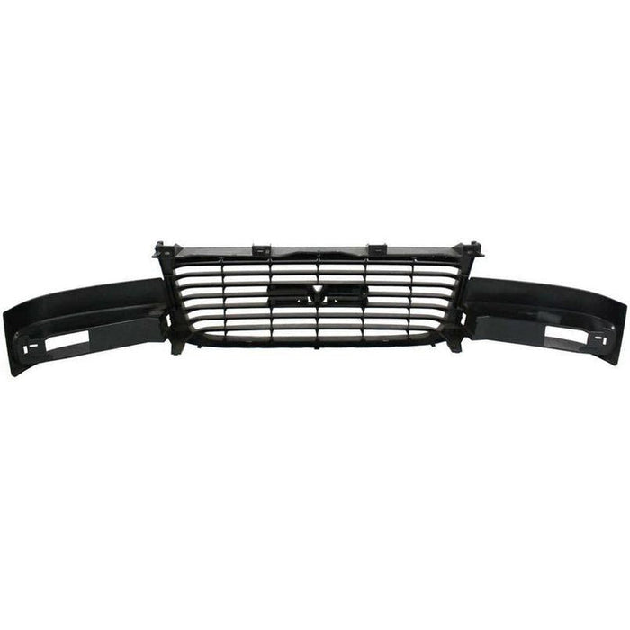 2003-2021 GMC Van GMC Savana Grille Composite Chrome Black - GM1200532-Partify-Painted-Replacement-Body-Parts