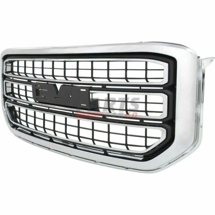 2015-2020 GMC Yukon Grille Black/Chrome Exclude Denali - GM1200702-Partify-Painted-Replacement-Body-Parts