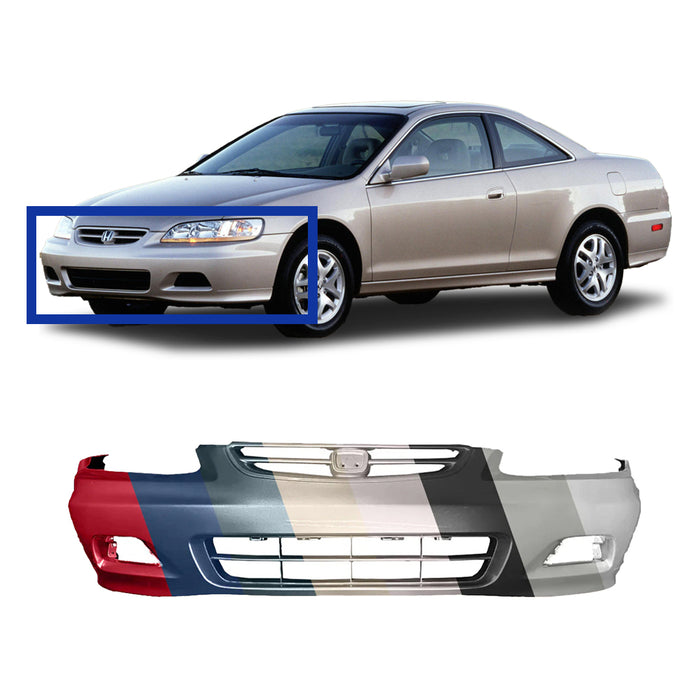 Honda Accord Coupe CAPA Certified Front Bumper - HO1000195C