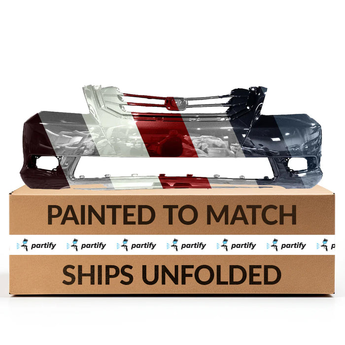 Honda Odyssey Non Touring CAPA Certified Front Bumper Without Sensor Holes - HO1000257C