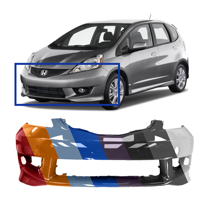 Honda Fit Sport CAPA Certified Front Bumper - HO1000264C