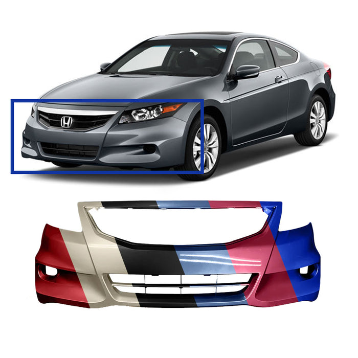 Honda Accord Coupe CAPA Certified Front Bumper - HO1000277C