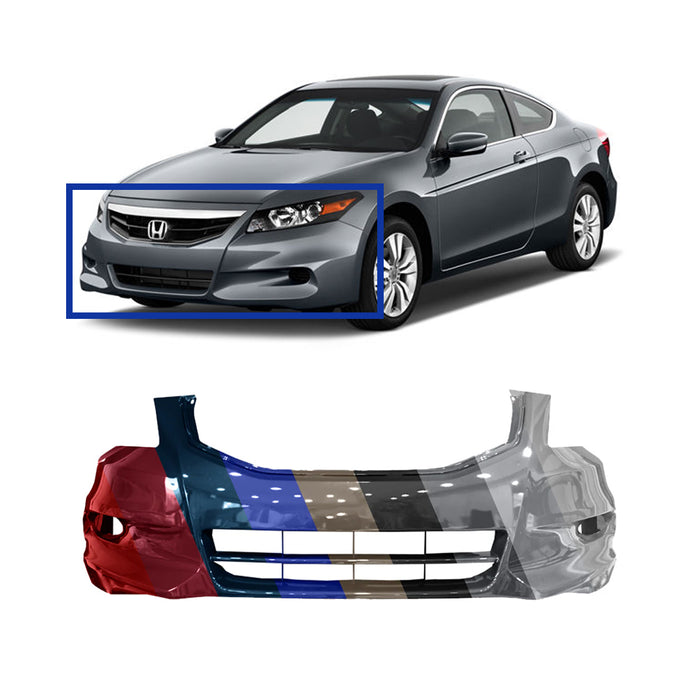 Honda Accord Sedan CAPA Certified Front Bumper V6 - HO1000279C