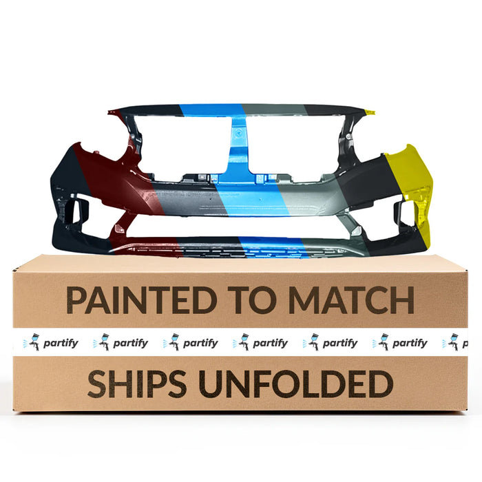 Honda Civic Sedan/Coupe Front Bumper For USA/Canada Manufactured Models CAPA Certified - HO1000322C