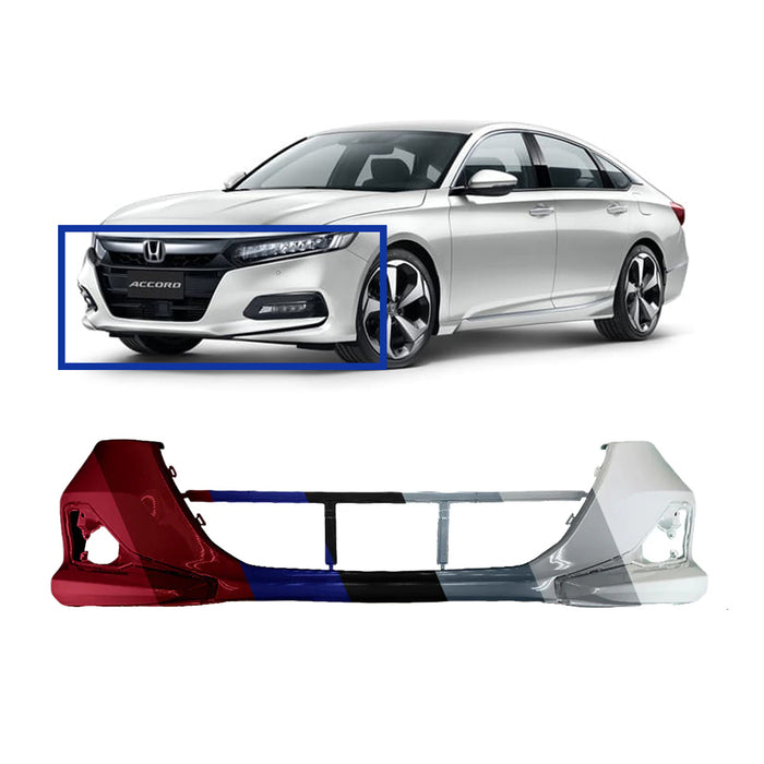 Honda Accord Hybrid Front Bumper Without Sensor Holes - HO1000328