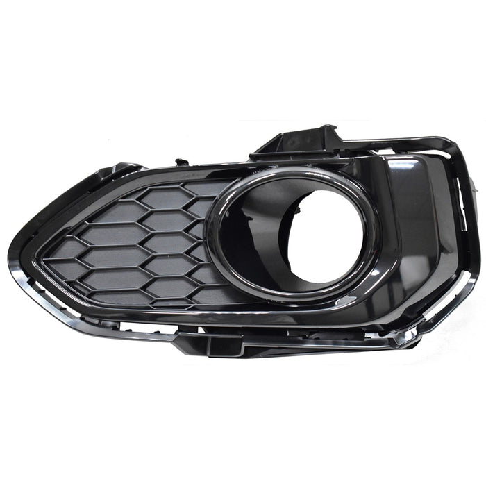 Honda Fit EX/EX-L/Sport Front Driver Side Bumper Insert Fog Lamp Bezel For Use W/Fog Lamps - HO1038152