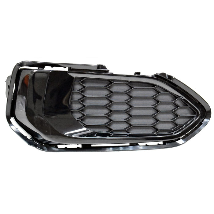 Honda Fit DX/LX Front Passenger Side Bumper Insert Fog Lamp Opening Cover For Use W/O Fog Lamps - HO1039150