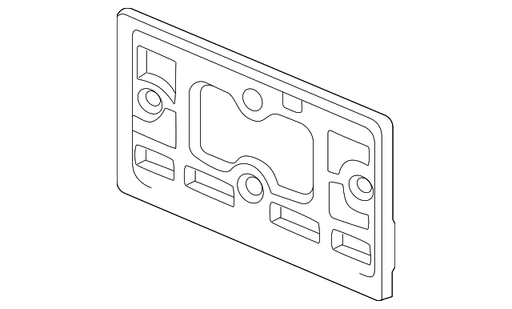 Honda Passport License Plate Bracket - HO1068155