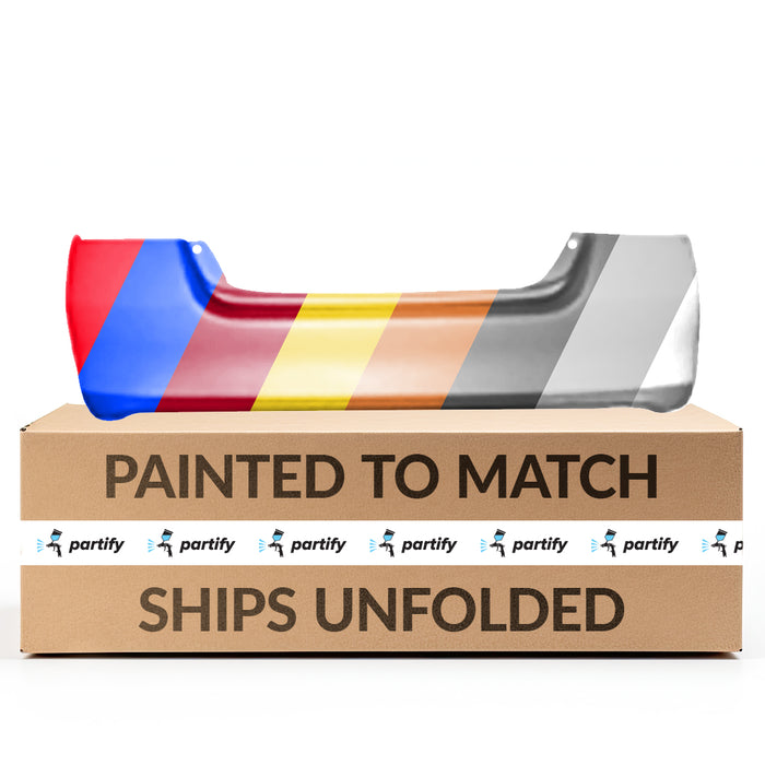 Honda Accord EX/EX-L/LX/LX SE/LX Special Edition/Special Edition/Value Package Rear Bumper Single Exh W/O Cover Plate Option 2.4L L4 Sedan - HO1100243