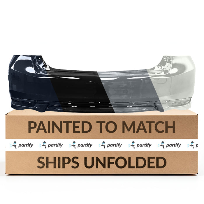 Honda Accord Sedan Rear Bumper With Dual Exhaust & Without Sensor Holes - HO1100291