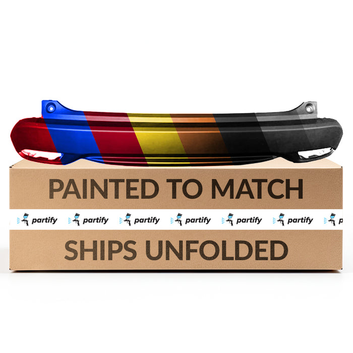 Honda HRV CAPA Certified Rear Bumper Without Sensor Holes - HO1100318C