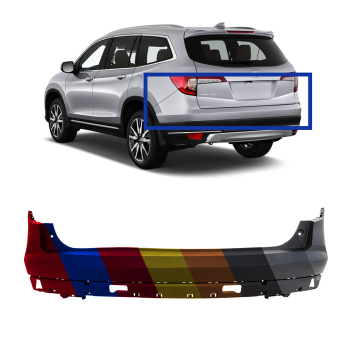 Honda Pilot CAPA Certified Rear Bumper - HO1114105C