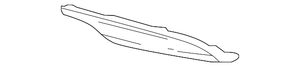 Rear Passenger Side Bumper Molding image