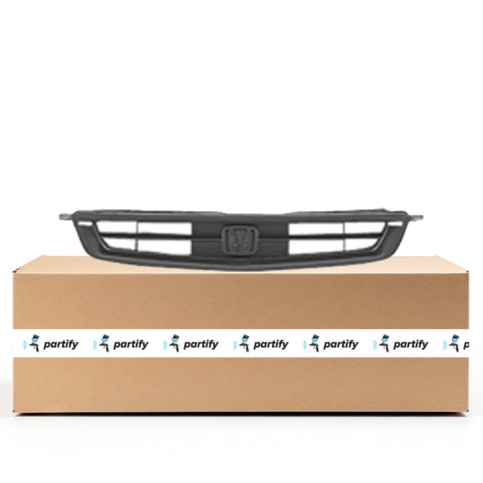 Honda Civic CX/DX/EX/HX CAPA Certified Grille For USA Manufactured Models W/Surround Molding Assembly Coupe/Hatchback - HO1200134C