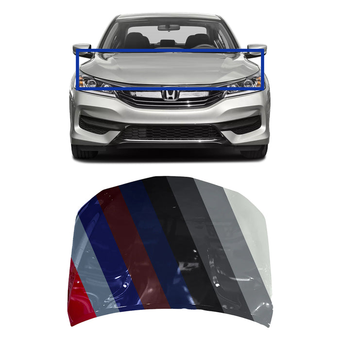 Honda Accord Sedan 4-Cylinder CAPA Certified Hood - HO1230183C