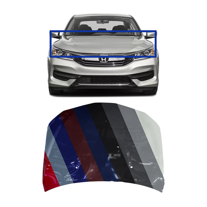 Honda Accord Sedan 4-Cylinder CAPA Certified Hood - HO1230183C