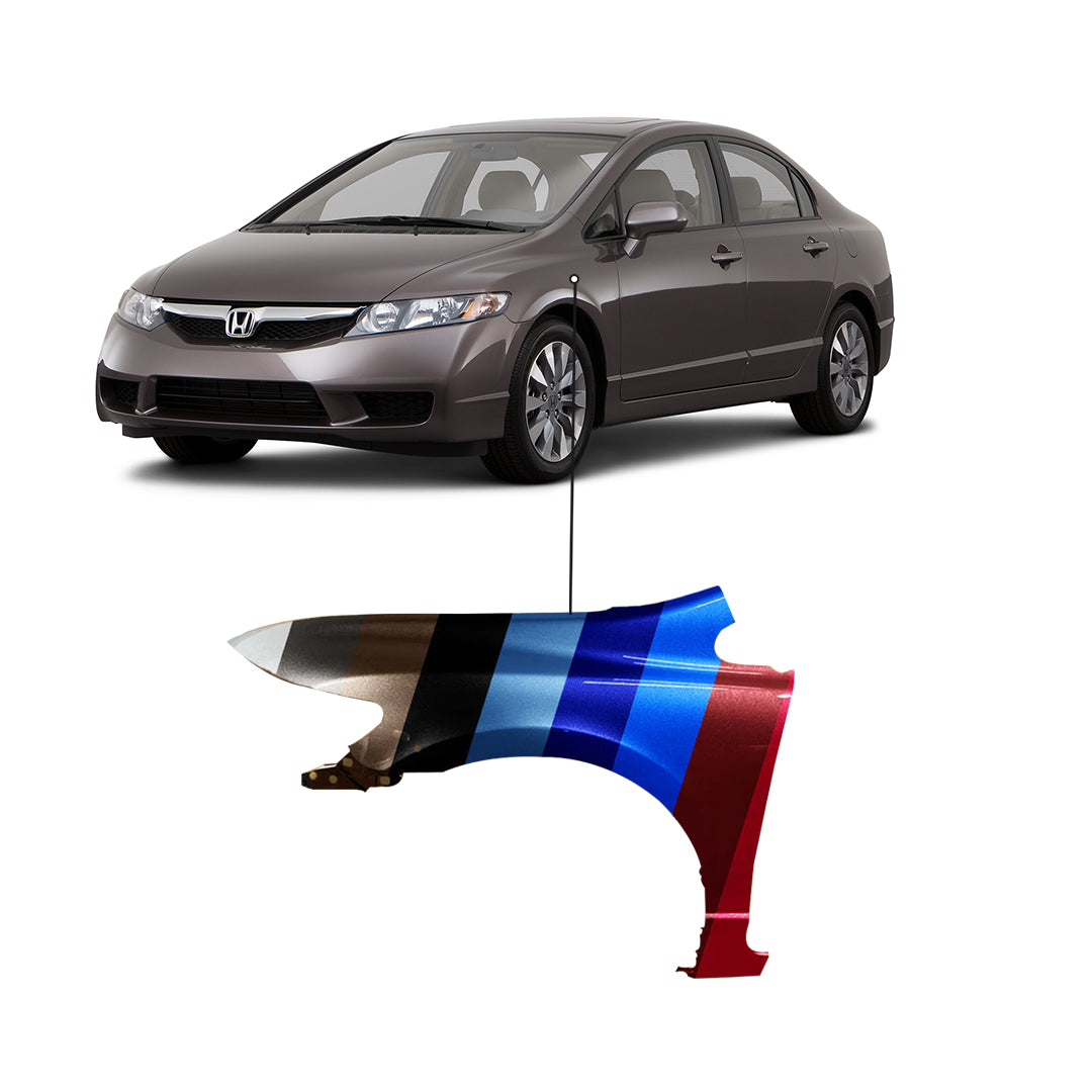 2006-2011 Honda Civic Sedan Driver Side Fender - HO1240168 — Partify