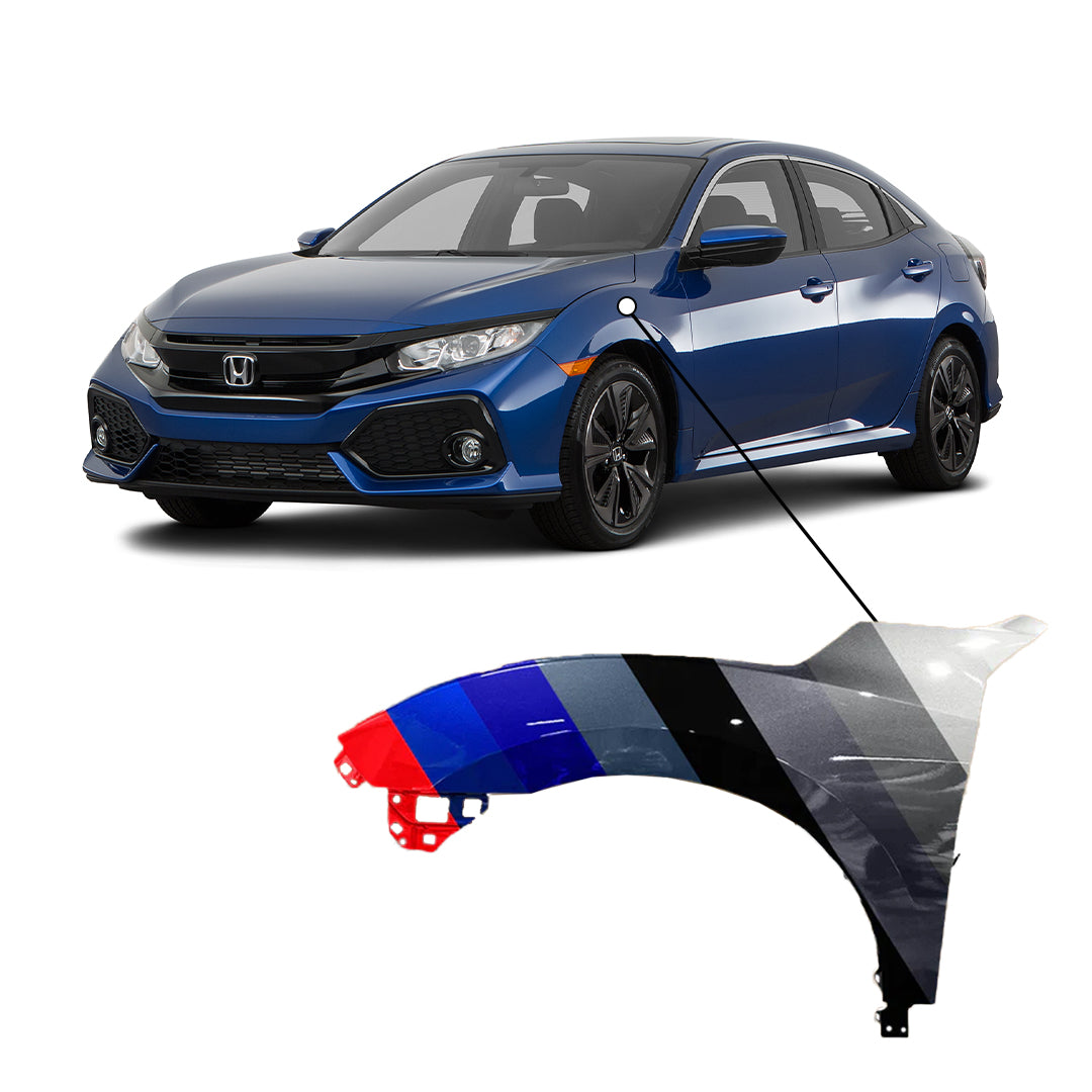 2016-2018 Honda Civic Sedan/Coupe Driver Side Fender - HO1240192