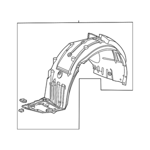Driver Side Fender Liner image