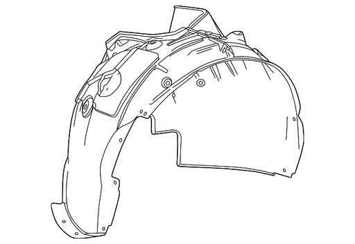 Honda Prologue Fender Liner - HO1248218