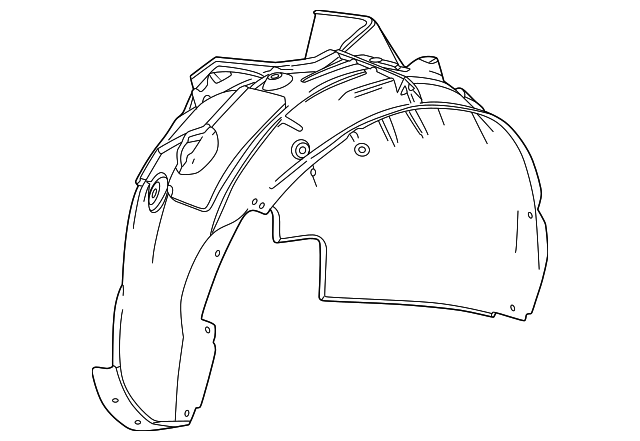 Honda Prologue Fender Liner - HO1249218