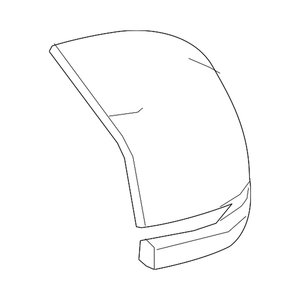 Passenger Side Door Mirror Cover image