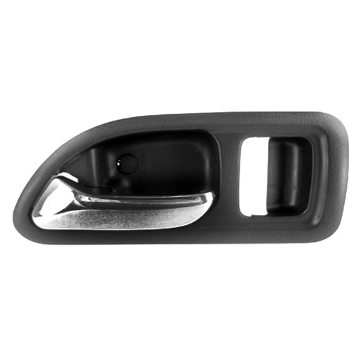 Honda Accord DX/LX Front Driver Side Interior Door Handle W/Chrome Bezel Textured Housing Inside - HO1352113