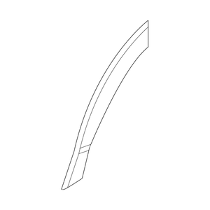 Rear Driver Side Wheel Arch Molding image