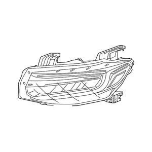 Passenger Side Headlight Assembly image