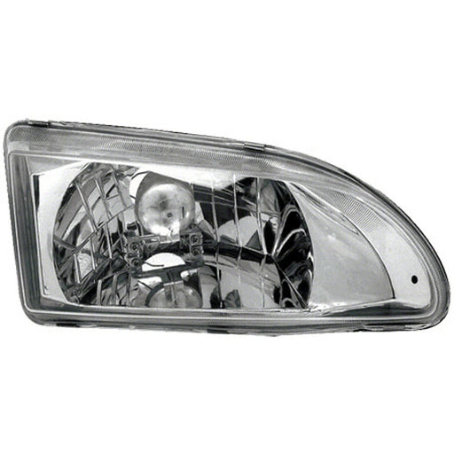 Honda Civic Headlight Set W/Chrome Housing W/Clear Lens W/City Light Performance Set 2 Door Coupe/Hatchback - HO2505119