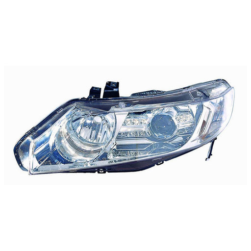 Honda Civic Headlight Set Projector W/Led Chrome Performance Set Sedan - HO2505142