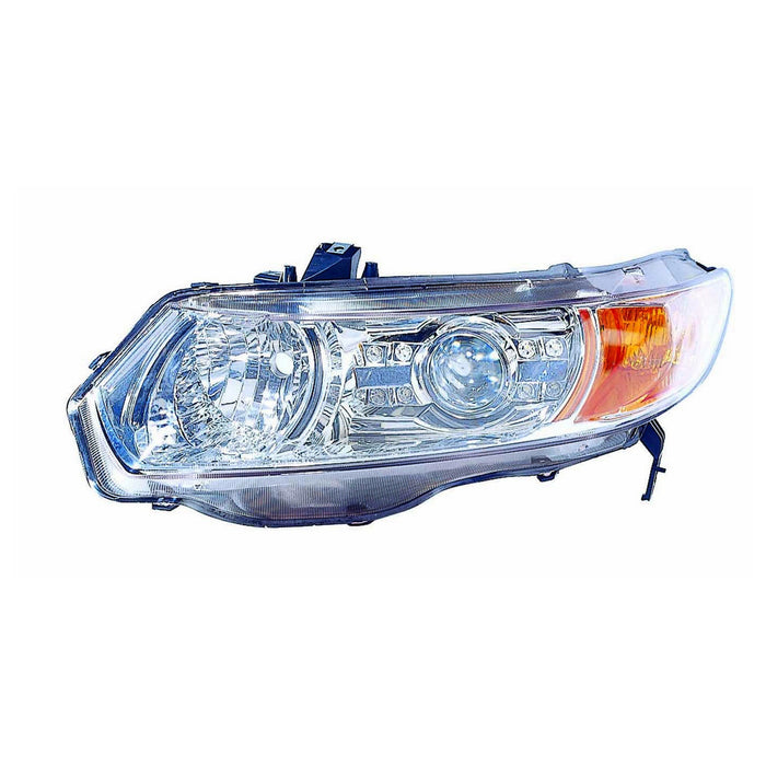 Honda Civic Headlight Set Projector W/Led Chrome Performance Set Coupe - HO2505144