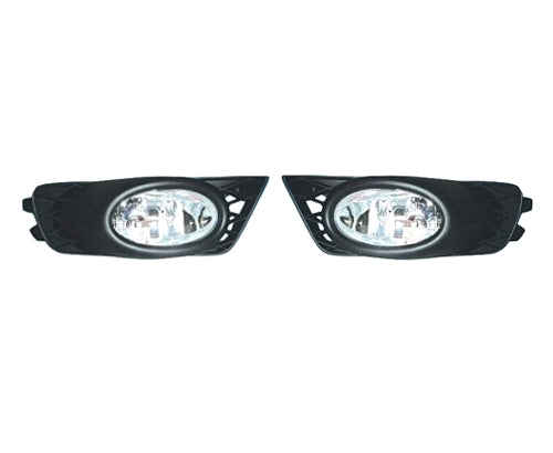 Honda Civic Hybrid/Hybrid-L Fog Light Set Dealer Installed Kit W/Harness Sedan - HO2591110