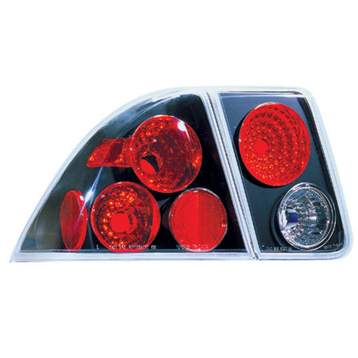 Honda Civic Tail Light Set Includes All Lamps Performance Style Painted Clear Lens 4 Door Sedan - HO2811110