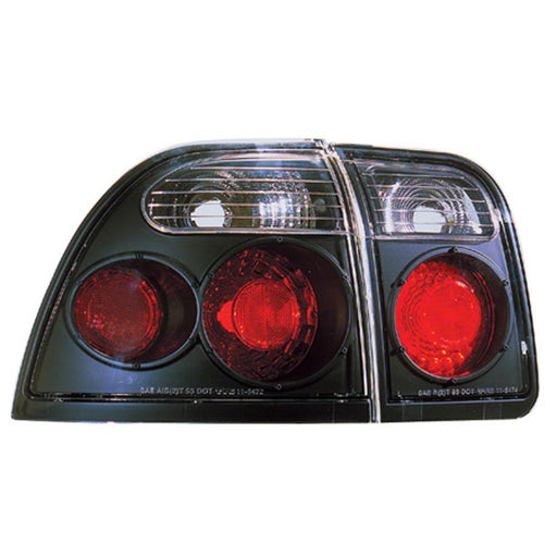 Honda Accord Tail Light Set Performance Style Painted Housing W/Clear Lens Coupe/Sedan - HO2811117