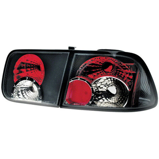 Honda Civic Tail Light Set Includes All Lamps Carbon Fiber Finish Housing Clear Lens 2 Door Coupe - HO2811198