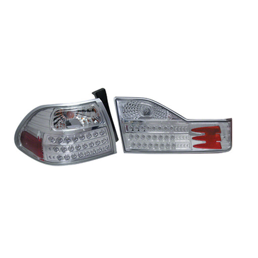 Honda Accord Tail Light Set 4 Lamp Set Led Design W/Clear Lens W/Bright Housing 4 Door Sedan - HO2811230