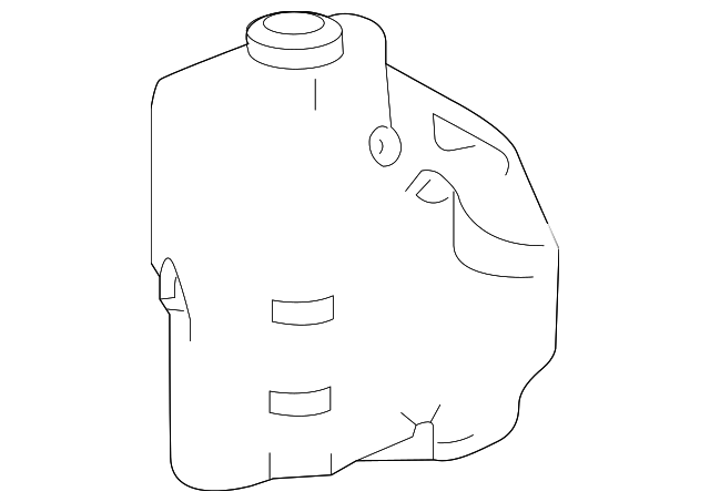 Honda Accord Radiator Outlet Tank Reservoir & Cap Assy - HO3014152