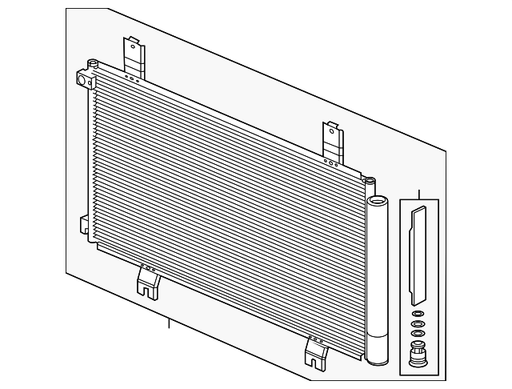 Honda Civic A/C Condenser - HO3030182