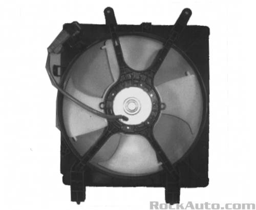 Honda Civic A/C CAPA Certified Condenser Fan Shroud Mitsuba Brand 2 Door/4 Door Coupe/Sedan - HO3111109C