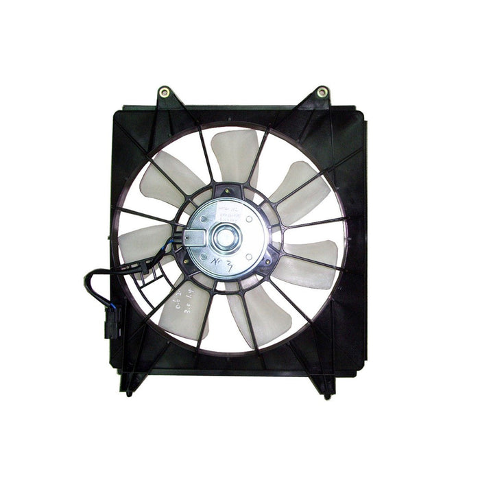 Honda Accord CAPA Certified Passenger Side A/C Condenser Fan Assembly Tokai Brand Motor/Blade/Shroud Assembly 2.4L L4 - HO3113126C