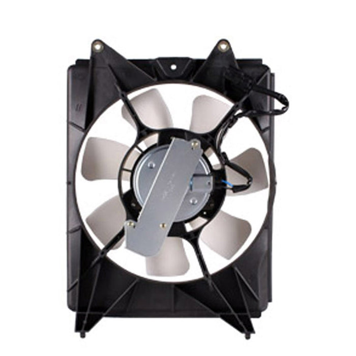 Honda Civic DX/EX/EX-L/GX/HF/LX/Natural Gas/SE/Touring Passenger Side Engine Cooling Fan Assembly Denso Brand Motor/Blade/Shroud Assembly 1.8L L4 - HO3115159