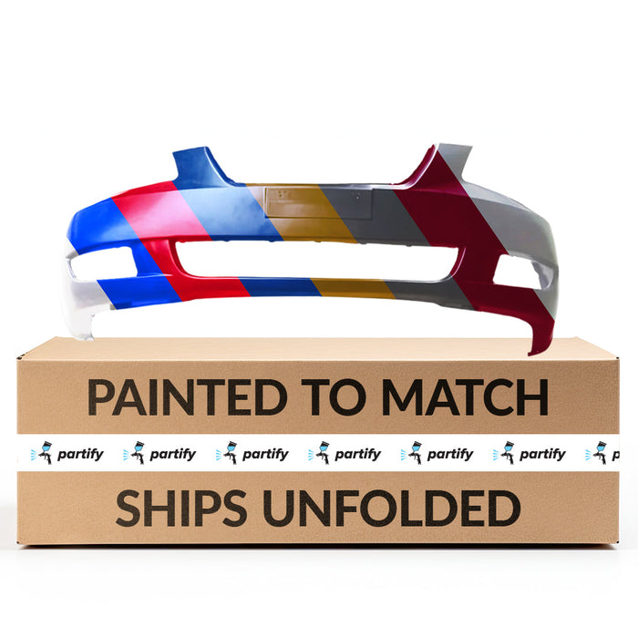 Hyundai Accent CAPA Certified Front Bumper W/Fog Lamps Includes Lamp Hole Covers Paint/Match 4 Door Sedan - HY1000168C