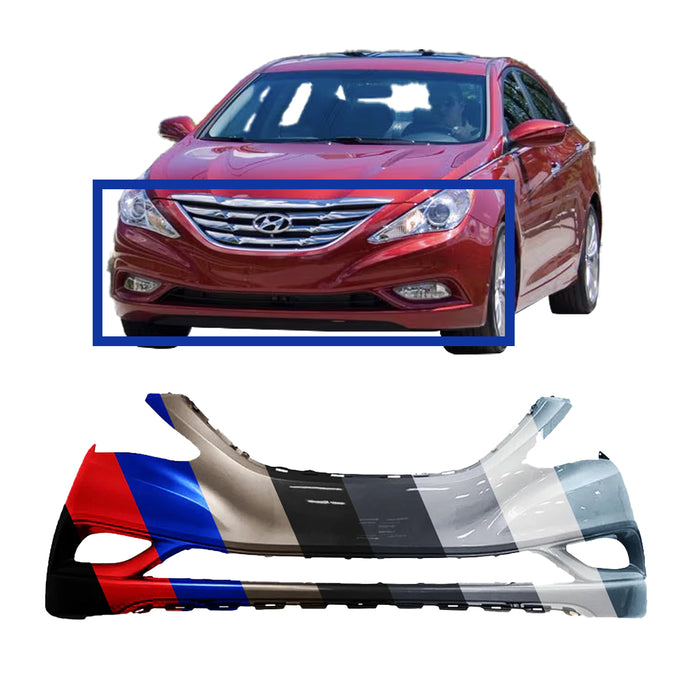 Hyundai Sonata Non-Hybrid CAPA Certified Front Bumper - HY1000183C